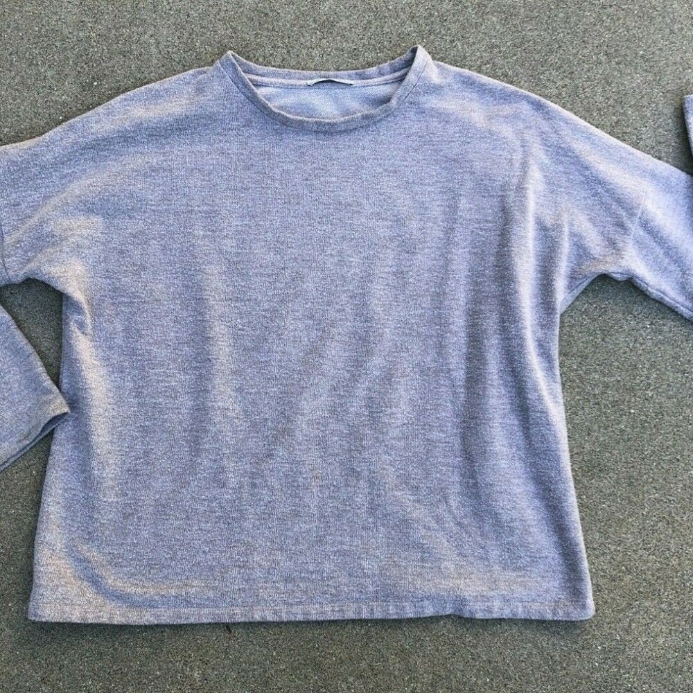 ZARA Trafaluc Crew Neck Textured Pullover Sweater​​​​​​​​